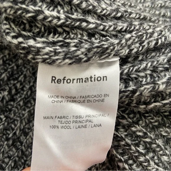 Reformation Gray Long Sleeve Dress - Picture 13 of 13